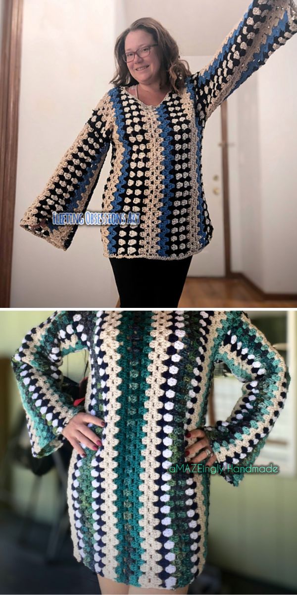 a woman wearing tailor swift crochet dress