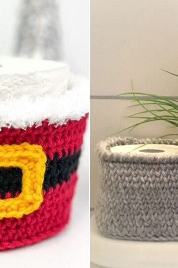 10 Toilet Paper Roll Basket Free Crochet Patterns