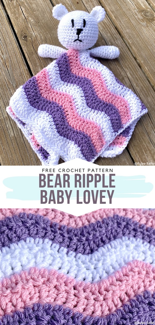 Bear Ripple Baby Lovey