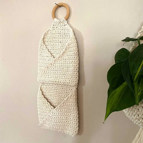 Crochet Wall Hanging Pockets