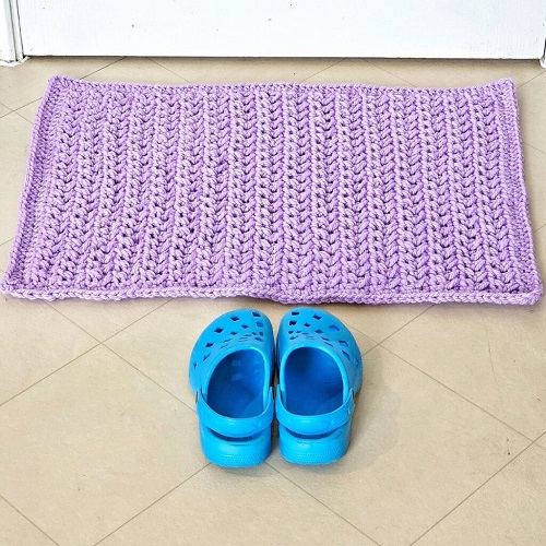 Easy and Cute Crochet Welcome Mat Patterns 2