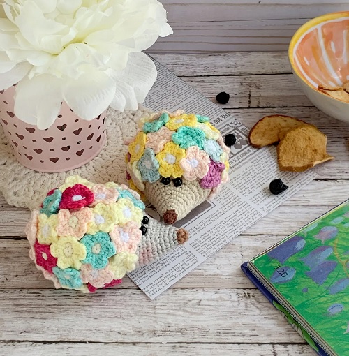 Crochet Floral Animal Toys Free Patterns 14