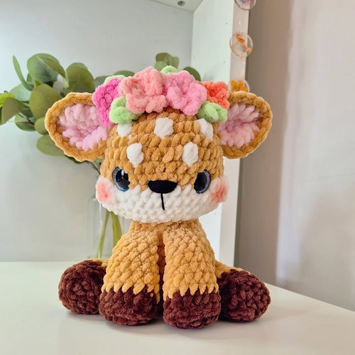 Crochet Floral Animal Toys Free Patterns 5