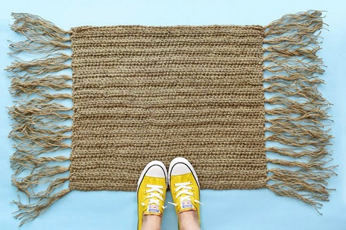 Stunning Crochet Welcome Mat 2