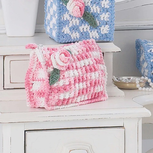 Stunning Crochet Makeup Organizers 2