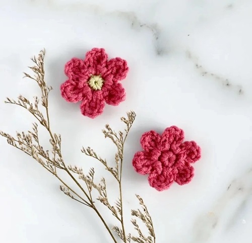 Crochet Mini Flower Pattern