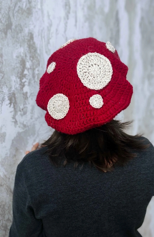 Crochet Mushroom Beret