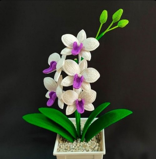 Beautiful Crochet Orchid Patterns 3
