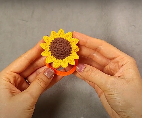 Crochet Hair Tie Free Patterns 3