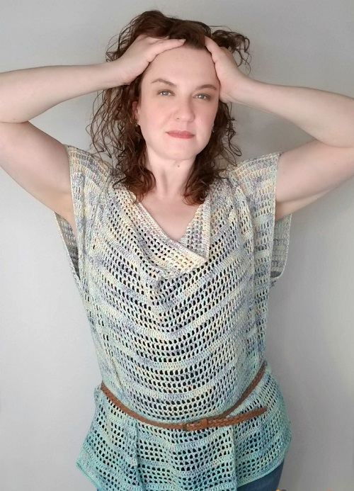 Cupcake Tee Top Crochet Free Pattern
