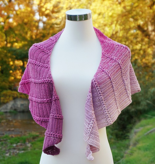 Crescent Shawl Crochet Free Patterns 3