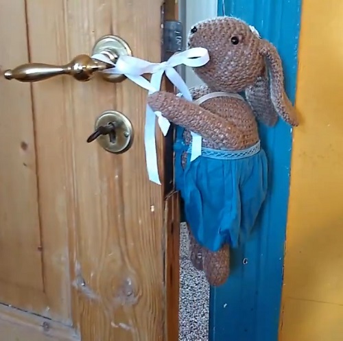 Stunning Crochet Doorstop