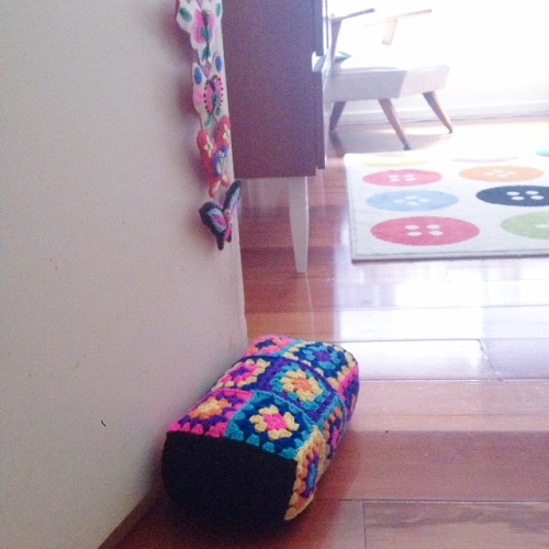 Granny Square Brick Doorstopper