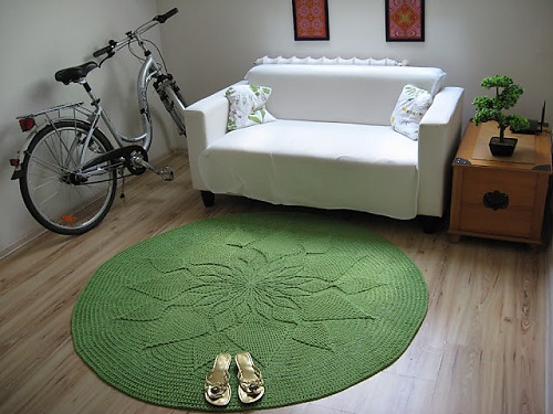 Easy and Cute Crochet Carpet Free Patterns 2