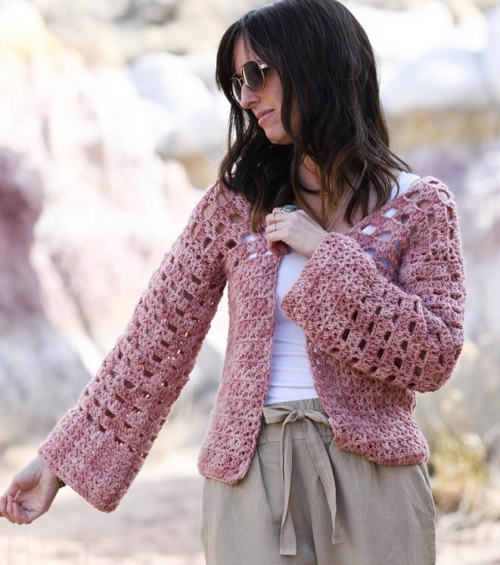 Crochet Shrugs Free Patterns 1