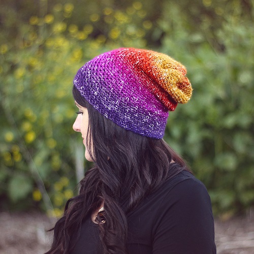 Easy and Cute Slouchy Beanie Crochet Patterns 2