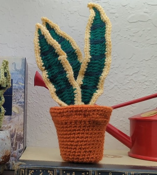 Crochet Snake Plant Free Patterns 3