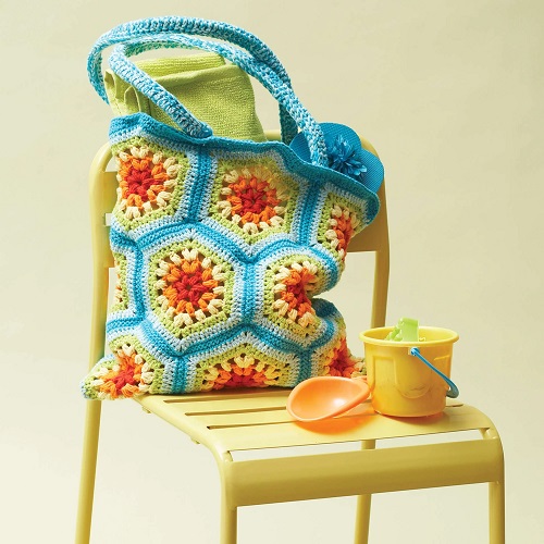 Easy and Cute Crochet Hexagon Bag Patterns 2