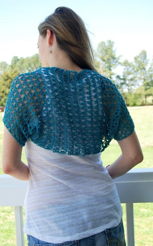 Easy and Cute Crochet Shrugs Pattern 2