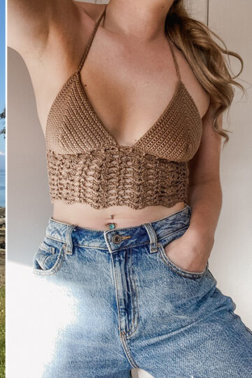 15 Bralette Free Crochet Patterns