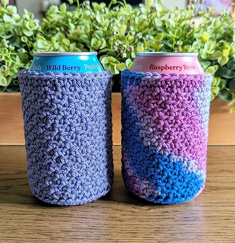 solid and ombre can cozy