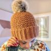Chestnut Beanie Free Crochet Pattern