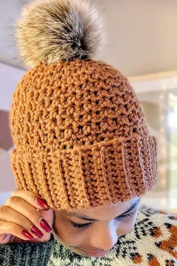 Chestnut Beanie Free Crochet Pattern