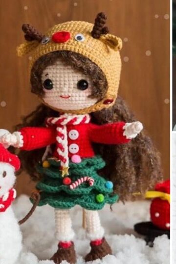 15 Christmas Doll Free Crochet Patterns