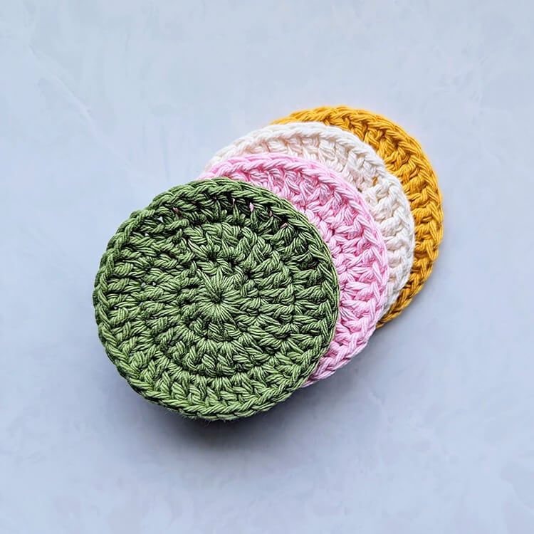 Reusable Cotton Rounds Crochet Pattern 3