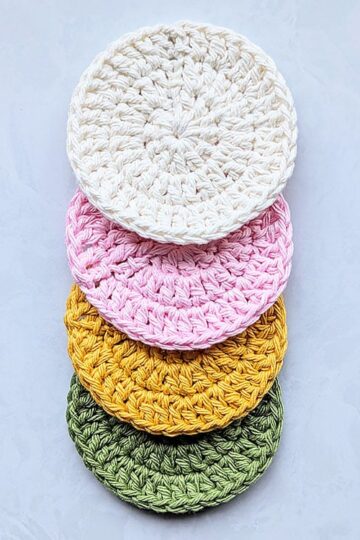 Reusable Cotton Rounds Crochet Pattern