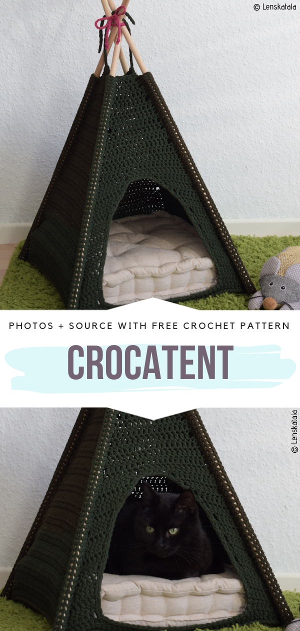 Crochet Tent for Cats