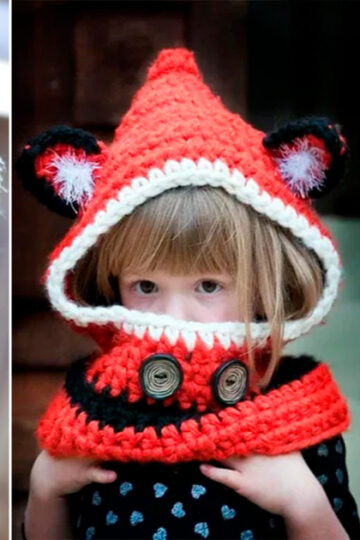 9 Crochet Baby Hooded Cowl Free Patterns