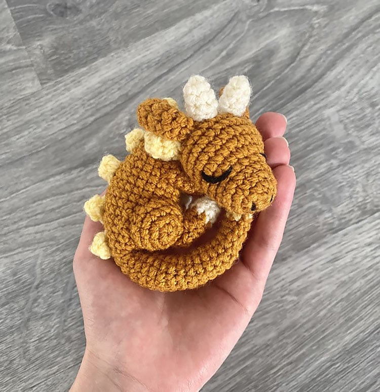 Curled Up Sleeping Dragon