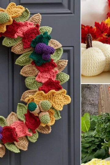 14 Crochet Fall Decor Free Patterns
