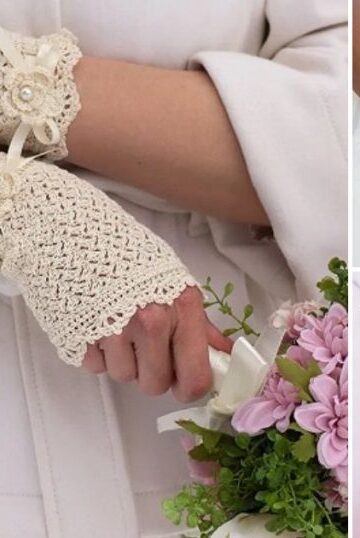 7 Crochet Lace Gloves Patterns