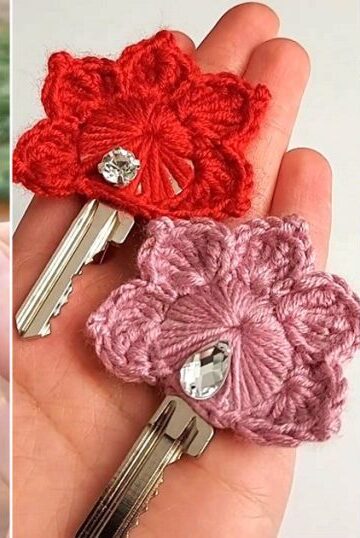 6 Crochet Plant Key Cover Free Patterns