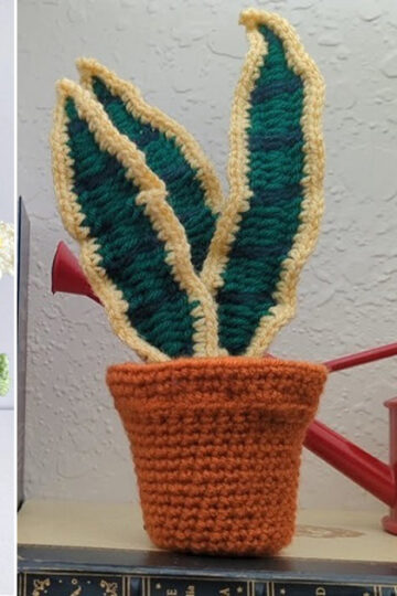 10 Crochet Potted Plants Free Patterns