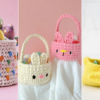 10 Crochet Spring Basket Free Patterns