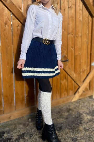8 Crochet Winter Skirt Free Patterns for Beginners - Crocht