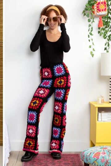 10 Crochet Women Long Pants Free Patterns