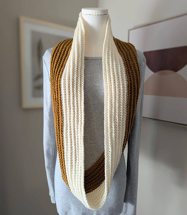 Easy Infinity Scarf Long Crochet Pattern