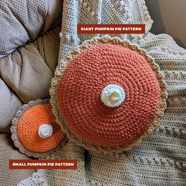 Two Pumpkin Pie Pillows