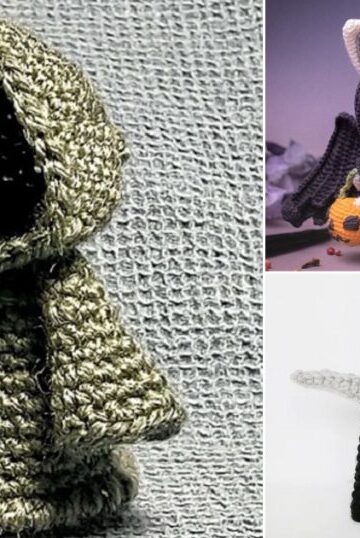 10 Grim Reaper Amigurumi Free Crochet Patterns