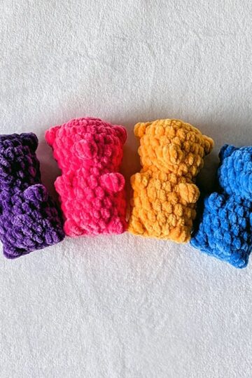 No Sew Gummy Bear Free Crochet Pattern