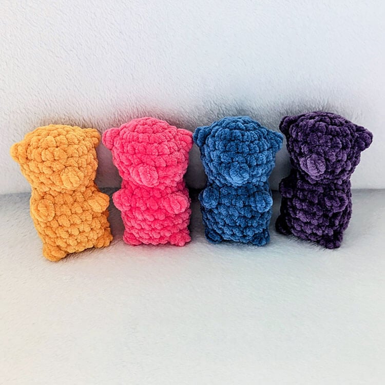 Standing Crochet Gummy Bears