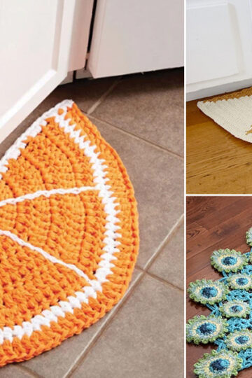 10 Half Circle Rug Free Crochet Patterns
