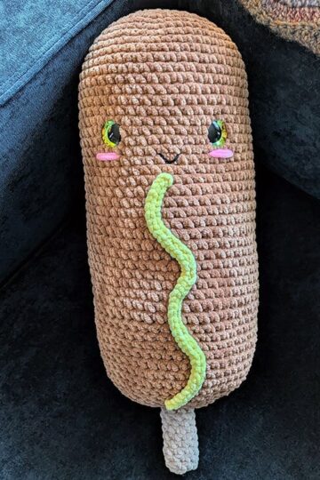 Jumbo Corn Dog Free Crochet Pattern