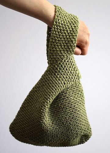15 Japanese Knot Bag Free Crochet Patterns - Crocht