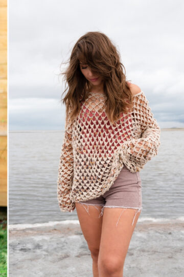 11 Oversized Crochet Top Free Patterns