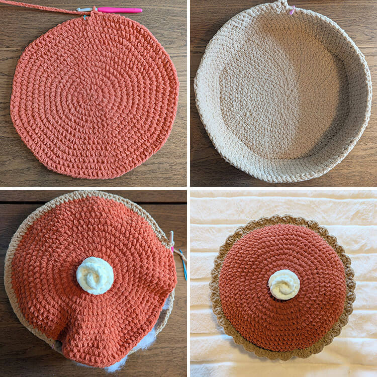 giant pumpkin pie pillow tutorial